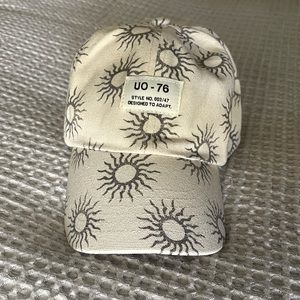 Cream BoHo Urban Outfitters Baseball Cap